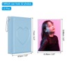 Unique Bargains Love Heart PVC Material Photocard Binder Album with 32 Pockets 4.3"x3.3" 2 Pcs - 2 of 4