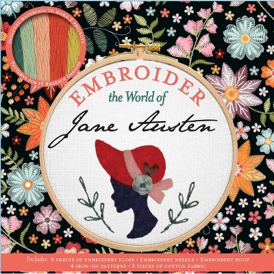Embroider the World of Jane Austen - (Embroidery Craft) by  Aimee Ray (Mixed Media Product)