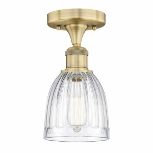 Brookfield - 1 Light Semi-Flush Mount In Industrial Style-9.75 Inches Tall and 5.75 Inches Wide - 1 of 1