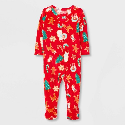 Image of Baby Gingerbread Snuggly Soft Sleep N' Play - Cat & Jack™ Red Newborn