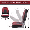 2 Pack High Back Folding Boat Seats, Comfortable Fishing Boat Chairs with Thick Cushion Padding and Hinged Design, Durable Marine Seating - 4 of 4