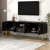 68.9" Modern TV Stand with 1 Drawer, 2 Cabinets, Sideboard Cabinet with Cable Management and Anti-Tip Device for Living Room - 3 of 4