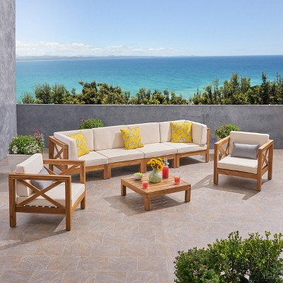 teak/beige