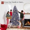 Best Choice Products Pre-Lit Charcoal Gray Christmas Tree, Artificial Full Holiday Decoration w/ Incandescent Lights - 4 of 4
