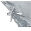 INSPIRE CHIC Women Satin Lace Trim Sleepwear Nightgown Pajama Slip Dress - 4 of 4
