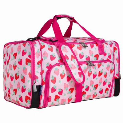 Wildkin Kids Weekender Travel Duffel Bags (strawberry Patch) : Target