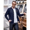 COOFANDY Men's Casual Dress Shirt Button Down Shirts Long-Sleeve Plaid Collar Denim Work Shirt - 3 of 4