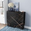 Warmounts Modern Drop Leaf Folding Rectangle Dining Table with Storage For 2 to 6 People - 4 of 4