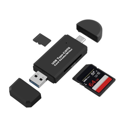 Card Reader USB 3.0 SD/Micro SD OTG Memory Card Adapter SDHC SDXC MMC T-FLASH TR 