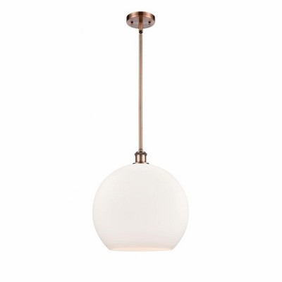 Athens - 1 Light Pendant In Industrial Style-16.38 Inches Tall and 13.75 Inches Wide