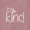 Dalix Be Kind Embroidered Cotton Relaxed Fit Short Sleeve Crewneck Tee Shirt Women - 4 of 4