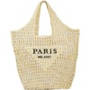 FATMOON Straw Mesh Tote Bag for Women Mesh Hollow Woven Beach Bag Large Travel Shoulder Handbags Hobo Bag - 2 of 4