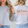 Simply Sage Market Women's Graphic Sweatshirt Hot Cocoa Please Front And Back - 2 of 3