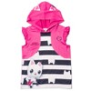 Gabby's Dollhouse Pandy Paws Girls Hooded Tank Top and Dolphin Shorts Outfit Set Toddler - 3 of 4