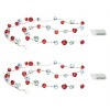 LED Sleigh Bell Wire Garland (Set of 2) - 3 of 3