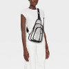 Flap Sling Crossbody Bag - Wild Fable™ Clear: Lightweight TPU Handbag with Adjustable Strap, Zip Closure, 26" Max Length - 2 of 4