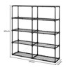 Vynxaria Versatile 5-Shelf Utility Storage Shelves, Heavy Duty Wire Rack, 2 Pack, 220LB Per Shelf Capacity - 4 of 4