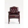 Guest Chair Traditional with Tufted Back and Padded Seat for Office Reception 24in Wide - 3irtyhousy - 2 of 4