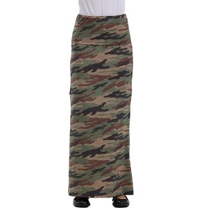24seven Comfort Essential Womens Soft Stretch Camouflage Elastic