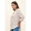 WEST K Women's Sophia Three Quarter Sleeve Blouse - 2 of 4