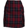School Uniform Young Women's Side Pleat Plaid Skort Above the Knee - 2 of 2