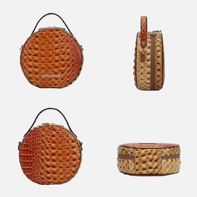 MKF Collection Round Croc-Embossed Crossbody Bag, Ynnari | MKF Collection by Mia K - Purple — фото 6