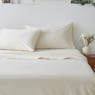 400 Thread Count 100% Cotton Sateen Sheet Set by Verlee