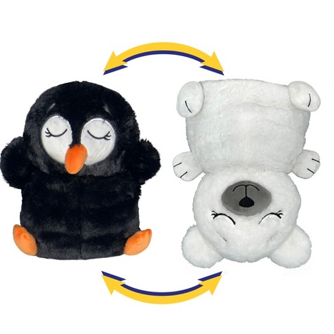 Flipazoo Upside Down Inside Out Penguin To Bear 2 in 1 Animal Plush Target