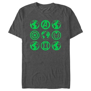 Men's Marvel Earth Day Heroes Icons T-Shirt - 1 of 4