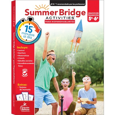 Summer Bridge Activities Spanish 5-6, Grades 5 - 6 - by  Summer Bridge Activities & Carson Dellosa Education (Paperback)