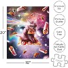 Aquarius Puzzles Random Galaxy Pizza Cat 500 Piece Jigsaw Puzzle - 2 of 4