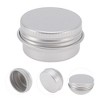 Unique Bargains Portable Travel Cosmetic Jar Silver Tone 12pcs - image 2 of 4