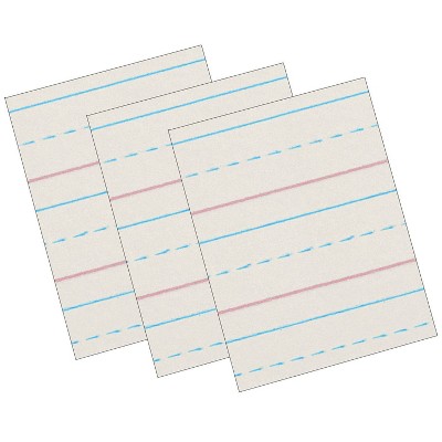 3pk 500 Sheets/Pk Newsprint Handwriting Paper Grade 2 - Pacon