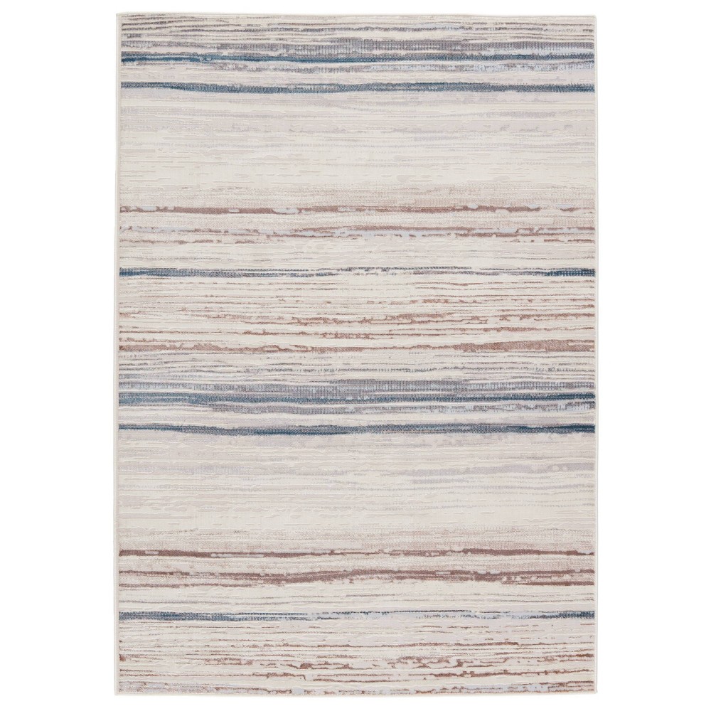 5'x8' Haldor Abstract Area Rug Ivory/Blue - Jaipur Living