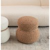 VYNXARIA Light Brown Snowman Ottomans and Benches - Playful and Compact Design, 16.14x16.14x17.32 inches - 3 of 4