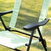CAVINAS 2PC Folding Beach Chair with Mesh Fabric & Headrest Pillow,Adjustable 5-Position Portable Chair for Outdoor,Lawn,Backyard - 2 of 4