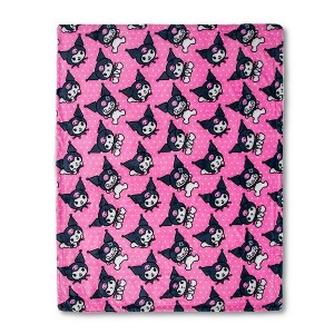 The Northwest Company Sanrio Kuromi Silk-Touch Throw Blanket | 50 x 60 Inches - 1 of 4