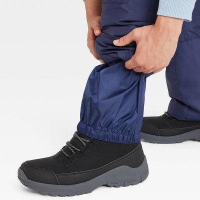 All In Motion Men's Snow Pants Fit Full Water-Repellent Pants Cold-Weather