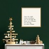 16" x 16" Simple Christmas by Laura Marshall Framed Canvas Wall Art Cream - Amanti Art - 4 of 4