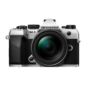 OM SYSTEM OM-5 Mark II Silver Mirrorless Camera with 12-45mm PRO Lens Kit - 1 of 4