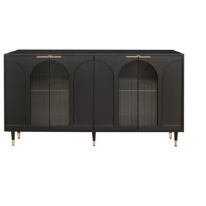 VYNXARIA Wooden Cabinet Sideboard Buffet Server Cabinet Storage Cabinet,for Living Room,Entryway,Hallway,Office,Kitchen and Dining Room - 1 of 4