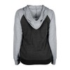 MLB Miami Marlins Women's Lightweight Bi-Blend Hooded Sweatshirt - 2 of 4