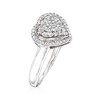 Ross-Simons 0.20 ct. t.w. Diamond Heart Ring in Sterling Silver - 3 of 4
