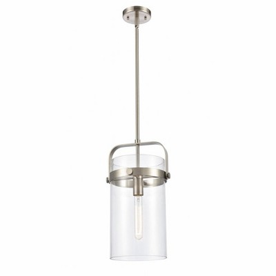 Pilaster - 1 Light Stem Hung Pendant In Industrial Style-17.13 Inches Tall and 9.38 Inches Wide
