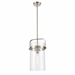 Pilaster - 1 Light Stem Hung Pendant In Industrial Style-17.13 Inches Tall and 9.38 Inches Wide - 1 of 1