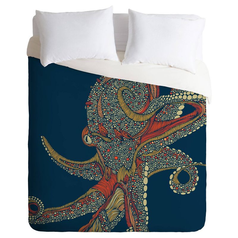 Valentina Ramos Octopus Duvet Cover Set - Deny Designs, 1 of 9