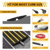 Rubber Curb Ramp, Rise Height Sidewalk Curb Ramp,Driveway Ramp or Forklifts, Trucks, Buses, Cars, Wheelchairs, Bikes - 4 of 4