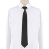 Allegra K Men's Pre Tied Formal Casual Zipper Solid Color Adjustable 8cm-wide Tie - 2 of 4