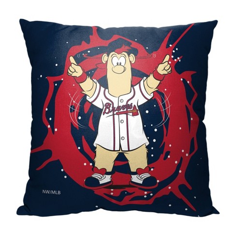 The East Is Ours Braves Cool Baseball' Throw Pillow Cover 18” x 18