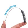Unique Bargains Plastic Stainless Steel Wire Pipe Cleaning Elastic Straw Brush 10 Pcs - 3 of 3